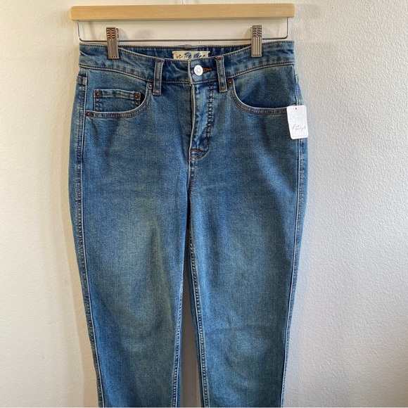 Free People Curvy High Rise Vintage Straight Leg Cropped NWT - Picture 5 of 11
